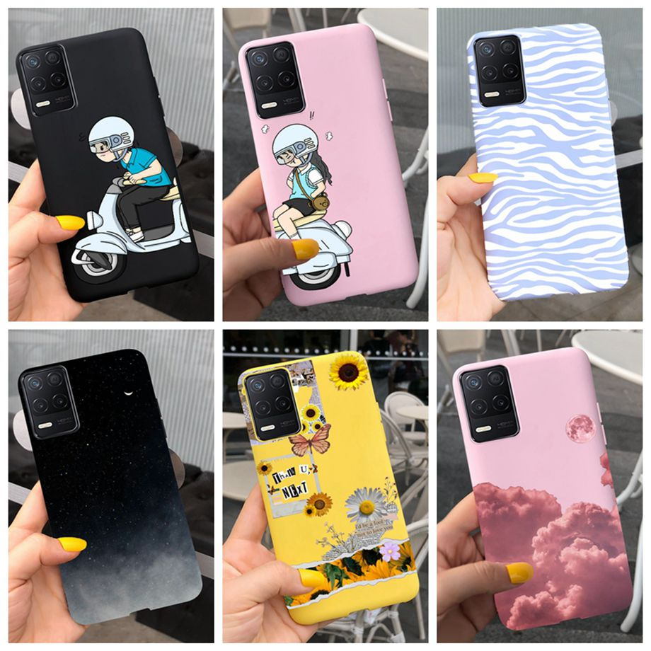 Realme 8 5G RMX3241/Narzo 30 5G RMX3242 Capa Slim Candy 2023 Novo Design Shlles Para Realme8 5G Caixa De Telefone