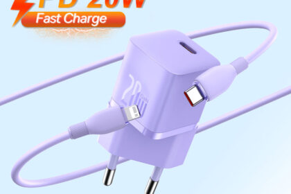 Baseus GaN5 20W Mini Carregador Rápido Portátil Para iPhone 14 13 Pro Max