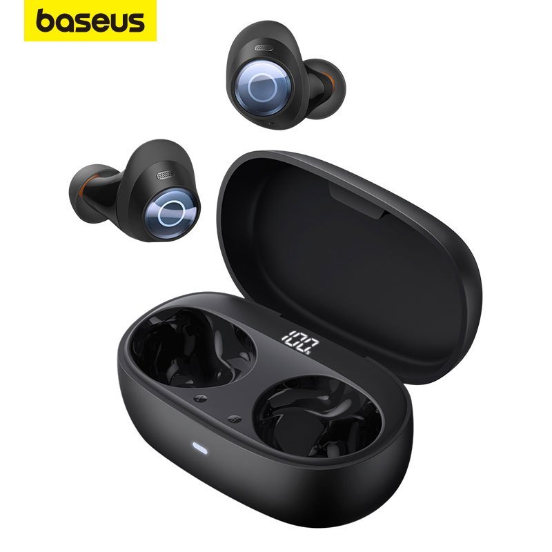 Baseus Bowie MA10 Pro ANC Fone De Ouvido Sem Fio Bluetooth 5.3 48dB Ruído Cancelando IPX6 Prova D'água