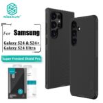 Capa Nillkin Shield Pro Para Samsung Galaxy S24 Ultra S24 + S24 Anti-Impressão Digital Traseira À Prova De Choque