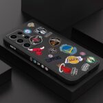 Capa De Telefone De Batalha De Basquete Para Samsung Galaxy S25 S24 Ultra Plus FE Silicone Líquido Com Padrão Lateral