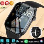 LIGE Relógio inteligente original Android 1,85 '' Tela de toque completa BT Call Sport à prova d'água Monitoramento em tempo real de oxigênio no sangue / monitoramento de pressão SmartWatch feminino para IOS