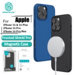 Nillkin Shield Pro Magnético Caso Para iPhone 16 Pro Max 16 Plus Anti Impressão Digital Capa Traseira À Prova De Choque