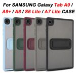 Para Samsung Galaxy Tab A9 A9 + A8 S6 Lite A7 8.7'0.4 10.5 11.0 Moda Com Suporte Fosco Caso Resistente A Quedas