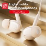 Miniso YF03 Fones De Ouvido Com Fio Hd Chamada Microfone Transparente