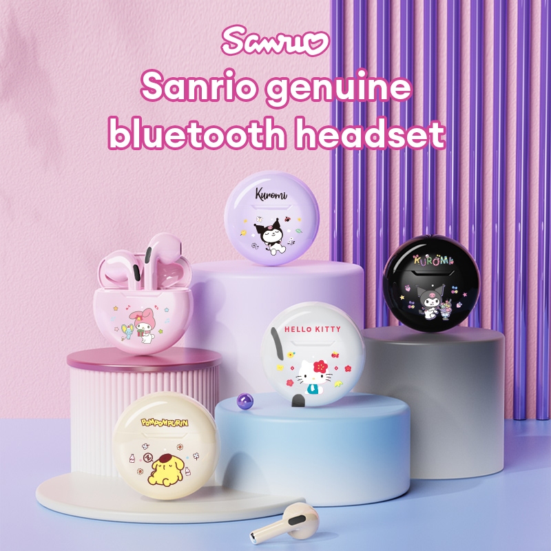Fones De Ouvido Sanrio BL03 Bluetooth HD Talk Conexão Rápida Baixa Latência
