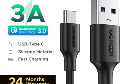 Ugreen Cabo De Dados Para Carregador Rápido Tipo C Usb C Para Samsung S9 (3A / Carregador Rápido Cble)
