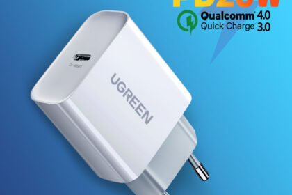 Carregador Ugreen USB Tipo C Para iPhone PD 4.0 Dispositivo De Carga Rápida iPad Huawei Pro Max Google Xiaomi Honor