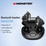 Monster MH22193 Fone De Ouvido Bluetooth Redução De Ruído Longa Vida À Prova D'água