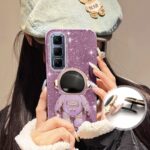 YBD 3D Astronauta Suporte Capa De Telefone Para infinix Hot 60i 60 Pro + 50 X6726 X6728 X6728B X6885 X6886 Espumante Gli