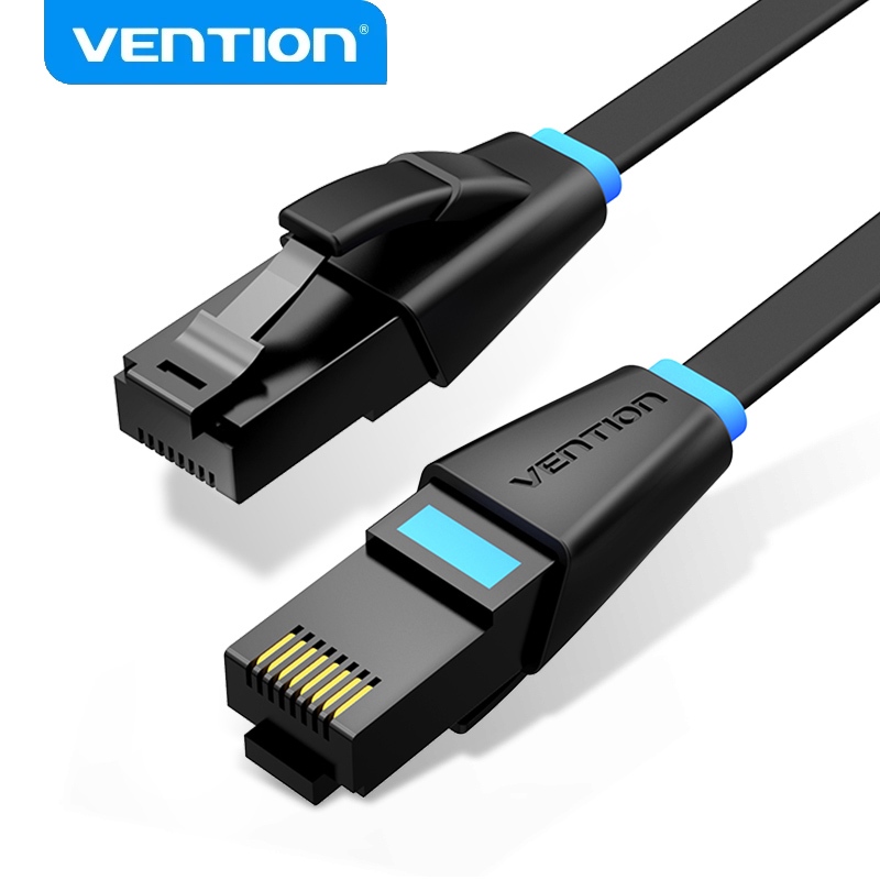 VENTION Cat6 Lan Ethernet Flat 1000Mbps Utp RJ45 Cat6 Gigabit Cabo De Rede De Alta Velocidade Para Notebooks PS 4 20M