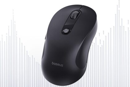 Baseus F02 Mouse Sem Fio Ergonômico Bluetooth Único 2.4G