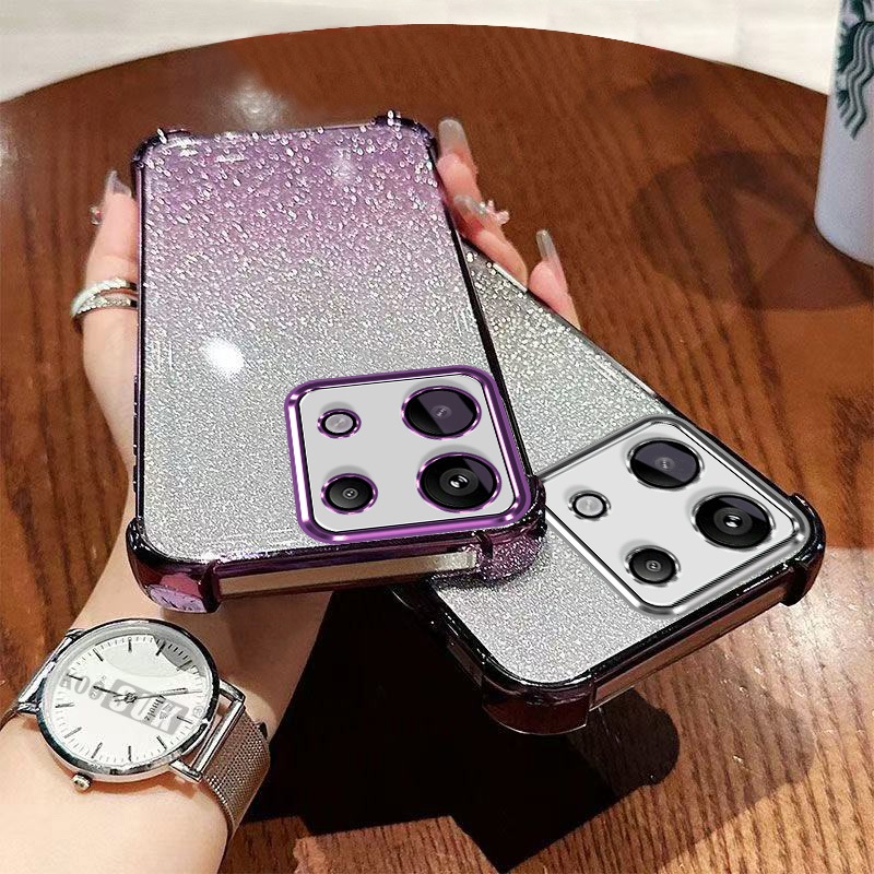 Bonito Caso Para Motorola Moto G86 G56 G05 E14 E15 G72 G53 G53y Brilhante Giltter Cartão Chapeamento Macio Telefone Emba