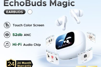 UGREEN T6 Magia Hi-Res Fone De Ouvido Bluetooth Com Cancelamento De Ruído Sem Fio Tela De Toque Esportes Adequado Para A