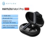 Haylou Mori Pro ANC 43db Fone De Ouvido IPX4 à prova d'água Com Controle De Toque 6 Microfones Bluetooth5.4