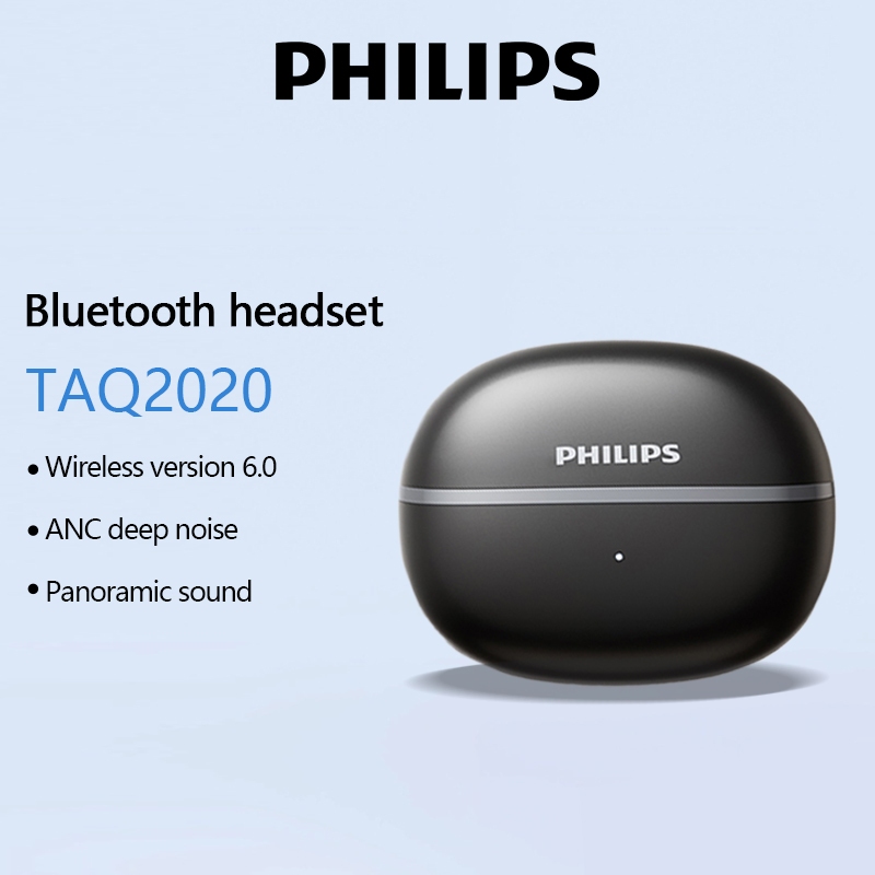 PHILIPS TAQ2020 Fone De Ouvido Bluetooth HD Chamada Cancelamento Inteligente De Ruído Bateria De Longa Duração Baixa Lat