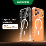 UGREEN Capa De Telefone Transparente Magnética Anti-Amarelecimento Para iPhone 17 Pro Max/Air