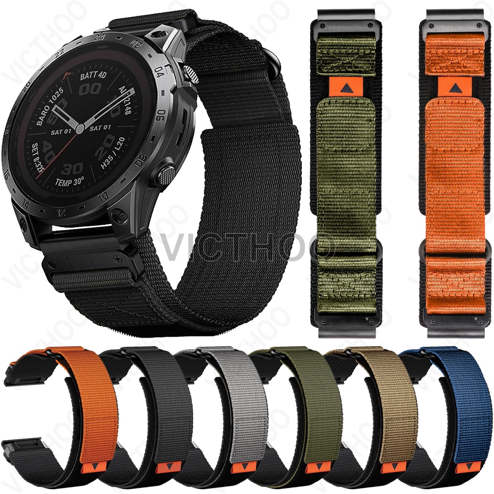 Nova Pulseira De Náilon Esporte Acessórios Para Garmin Fenix 8 51 47mm/7X pro/6/5X Plus/Forerunner 935 945 955 965