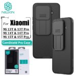 Nillkin Caso Para Xiaomi 15T Pro 14T 13T 12T De Telefone Câmera Slider Proteção Luxo À Prova De Choque Capa Traseira