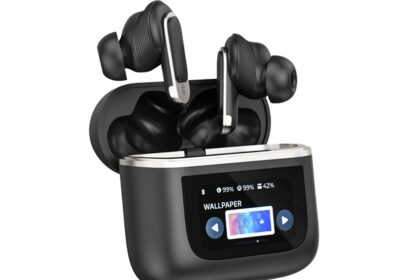 BlitzWolf® BW-FYE16 LED Screen TWS Earbuds bluetooth Earphone Colorful Touch Screen Active Noise Cancelling 32h Battery