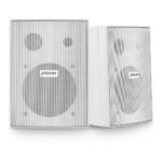 Caixa Acústica Frahn Ps200 8 Ohms Branca Com Suporte Par