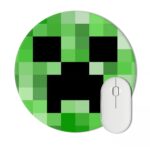 Creeper Mouse Pad Minecraft Zumbi Blocos Geek PC
