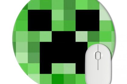 Creeper Mouse Pad Minecraft Zumbi Blocos Geek PC