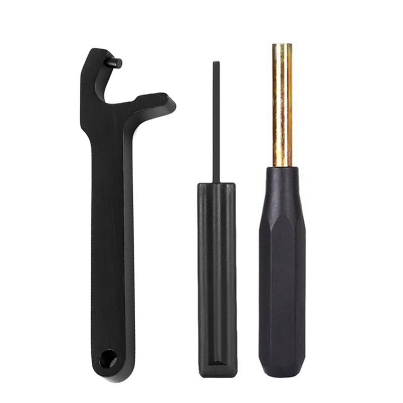 Kit 3 Chaves Desmontagem Glock - Mira Saca Pino E Carregador