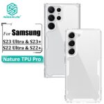 Nillkin Natureza Pro Caso Samsung S25 Ultra S24 S23 Plus S22 Ultra Luxo Macio TPU Capa Traseira