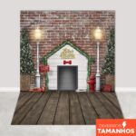 Fundo Fotográfico Pet Feliz Natal Pet Shop Em Tecido 1,20x1,70m - PET-90