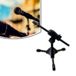 Pedestal Suporte Mini Girafa Smmsb Microfone De Mesa