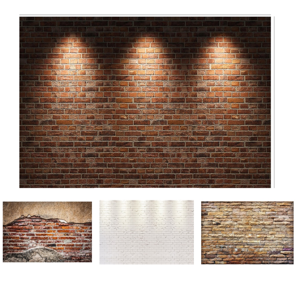 Fundos Fotograficos Tecido Newborn 3D Tijolos 2,20x1,50
