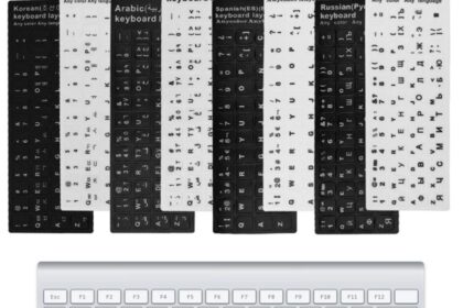Adesivos De Teclado Português Letra Alfabeto De Adesivo De Layout Para Laptop Desktop PC