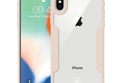 Capa Case Capinha 360 Gshield para iPhone X / XS – Rosa, Proteção Completa Frontal e Traseira