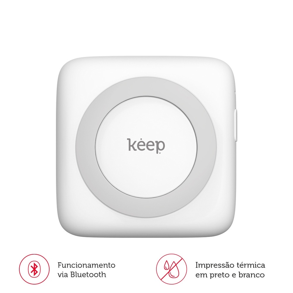Mini Impressora Térmica Sem Fio Keep - KP001