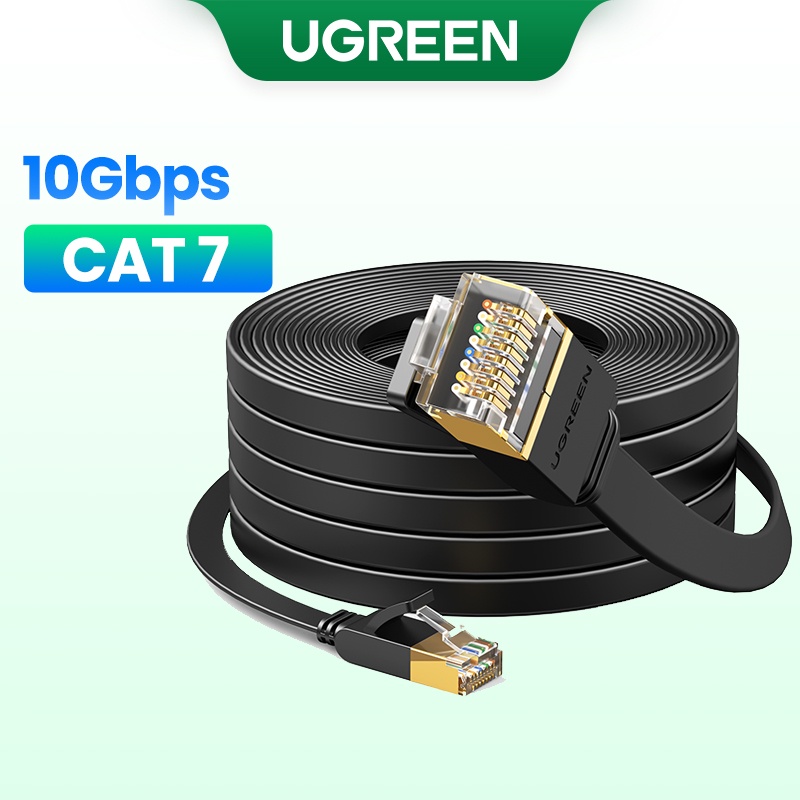 Cabo De Rede Ugreen Cat7 Long Ethernet Para Roteador Portátil Rj45 10 5gbps