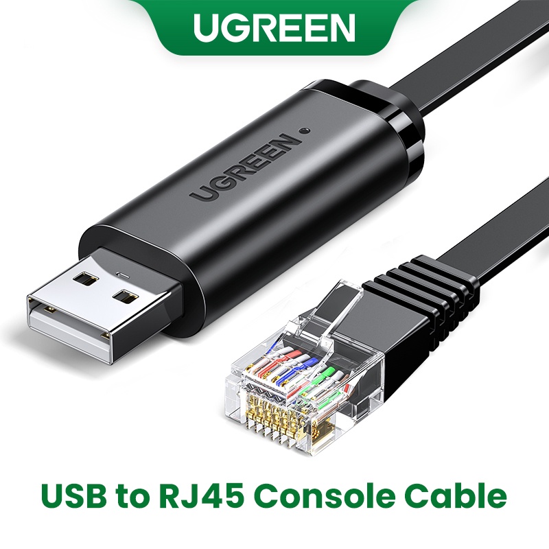 Cabo De Console Ugreen USB Para RJ45 RS232 Adaptador Serial Roteador Cisco 1.5m RJ 45 8P8C Conversor