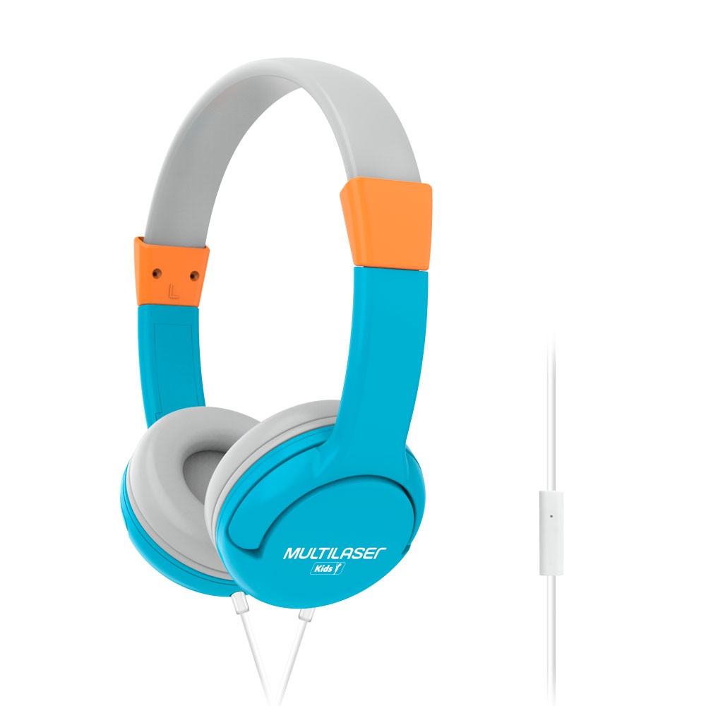 Headphone Multilaser Kids Happy Azul - PH377