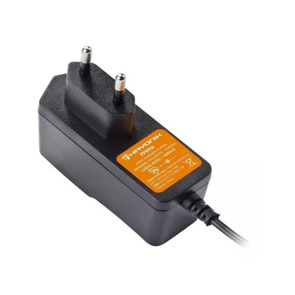 Fonte Chaveada para 4 Pedais 9VDC 1A Hayonik - CFP950I Cód. 64735