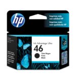 Cartucho HP 46 Original CZ637AL preto p/ DeskJet 2529, 4729, 5738