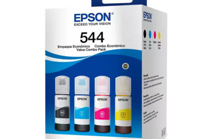 Kit refil Epson Ecotank (544) T544520-4P Cores com 4 unidades