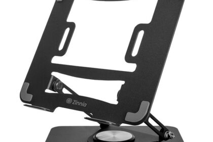 Base Para Notebook Zinnia Linea, Ate 17.3 Pol, Preto, ZNO-LNA-AL01
