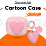 Capa Para Fones De Ouvido Lenovo LP40 PRO Desenho Animado Fofo Remendo 3D Decoração Protetora-Excluindo