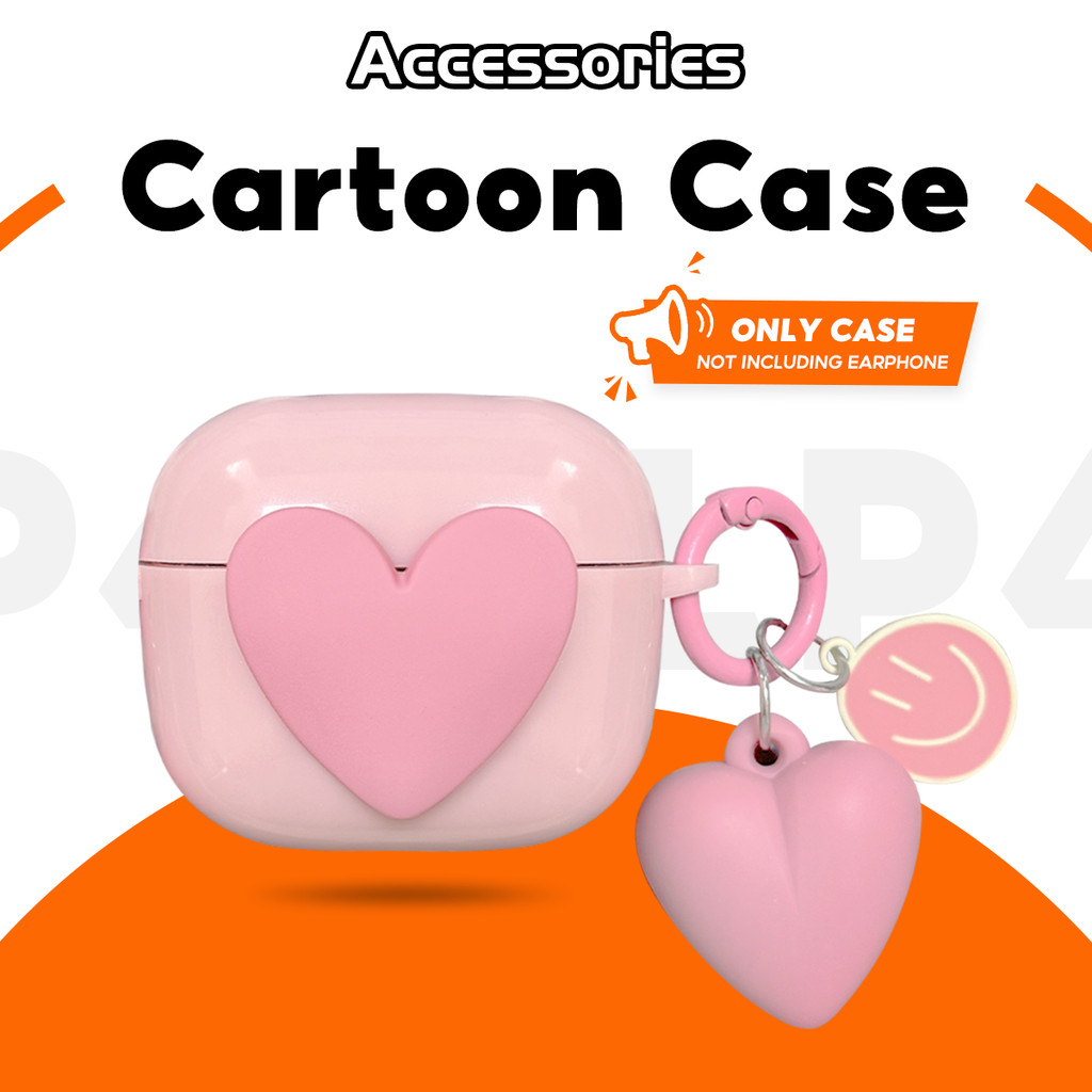 Capa Para Fones De Ouvido Lenovo LP40 PRO Desenho Animado Fofo Remendo 3D Decoração Protetora-Excluindo