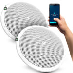 Par Alto Falante Teto Arandela 6" Passivas 140W Leson