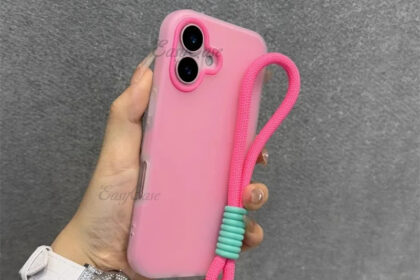 2 Em 1 Com Alça De Pulso Cordão Geléia Caso De Telefone Para iphone 16 15 14 13 12 11 pro max plus Duro Macio Pára-Choqu