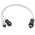 Cabo Y RCA Blindado 1 Femea 2 Machos Injetado 4mm