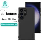 Capa Nillkin Super Frosted Shield Pro Para Samsung Galaxy S24 Ultra Phone Fina TPU + PC Anti-Impressão Digital Traseira À Prova De Choque