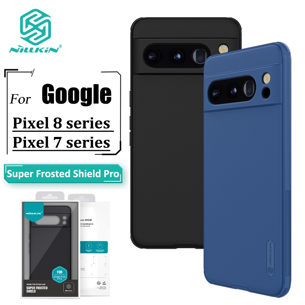 Nillkin Fosco Caso De Telefone Para Google Pixel 10 Pro 9 8 7 Ultra Fino TPU + PC Anti Impressão Digital À Prova De Choq