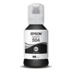 Refil Garrafa de Tinta Epson T504 Preto 127ml